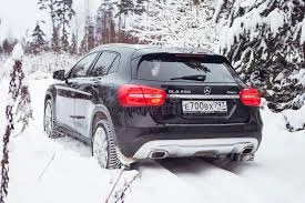 Winter seasons drive with Mercedes GLA