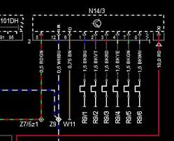 Glow plug connection diagram